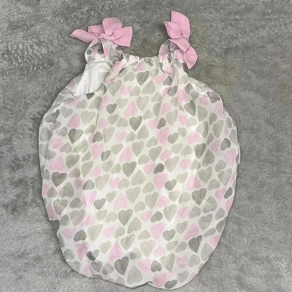 Baby Essentials - sleeveless Onesie Chiffon dress. Size 3 months - Picture 4 of 5